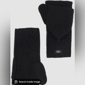 Ugg cozy knit flip wool blend mittens